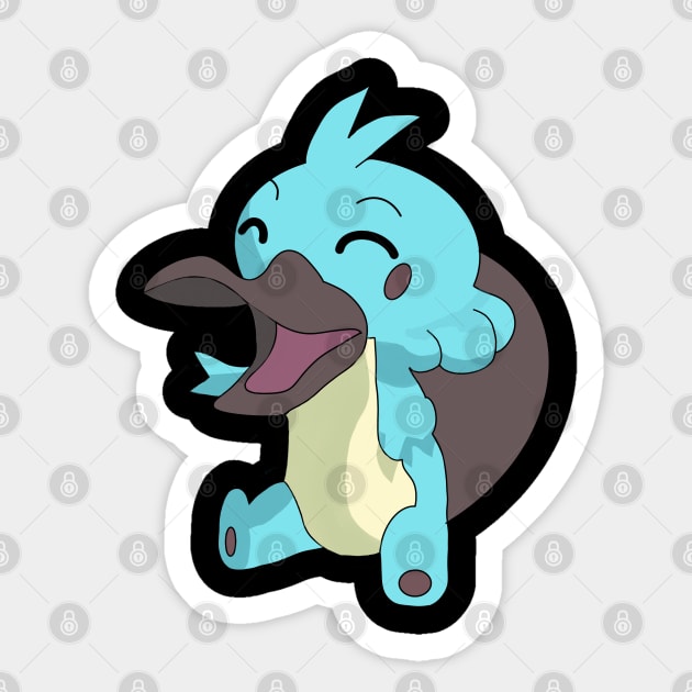 Temtem Platypet Sticker by FloWynn